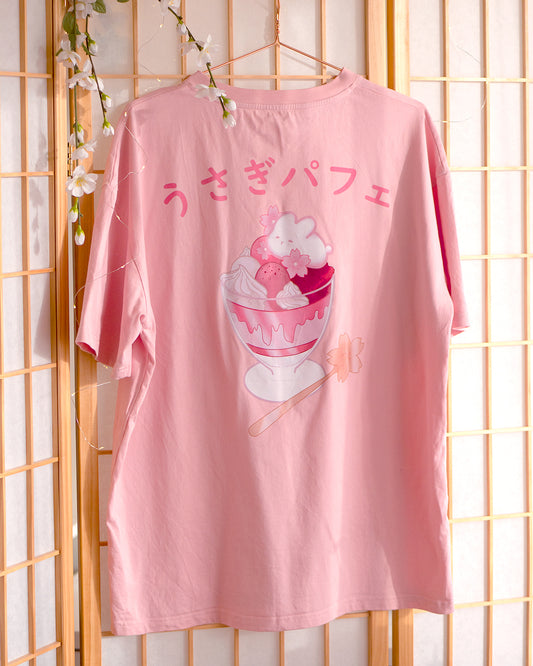 Mochi Bunny Sakura Parfait T-shirt