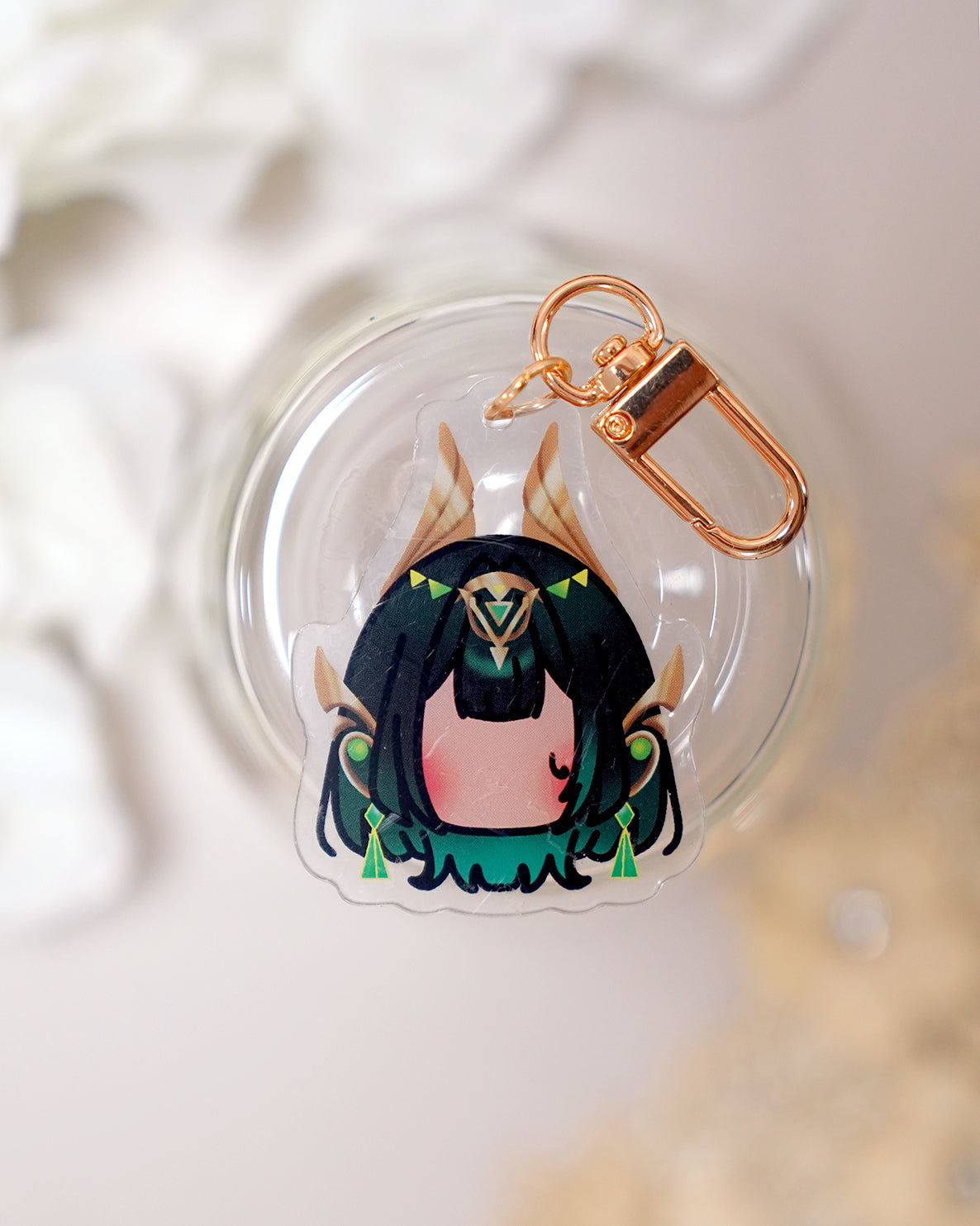 Porte clé acrylique Nefer