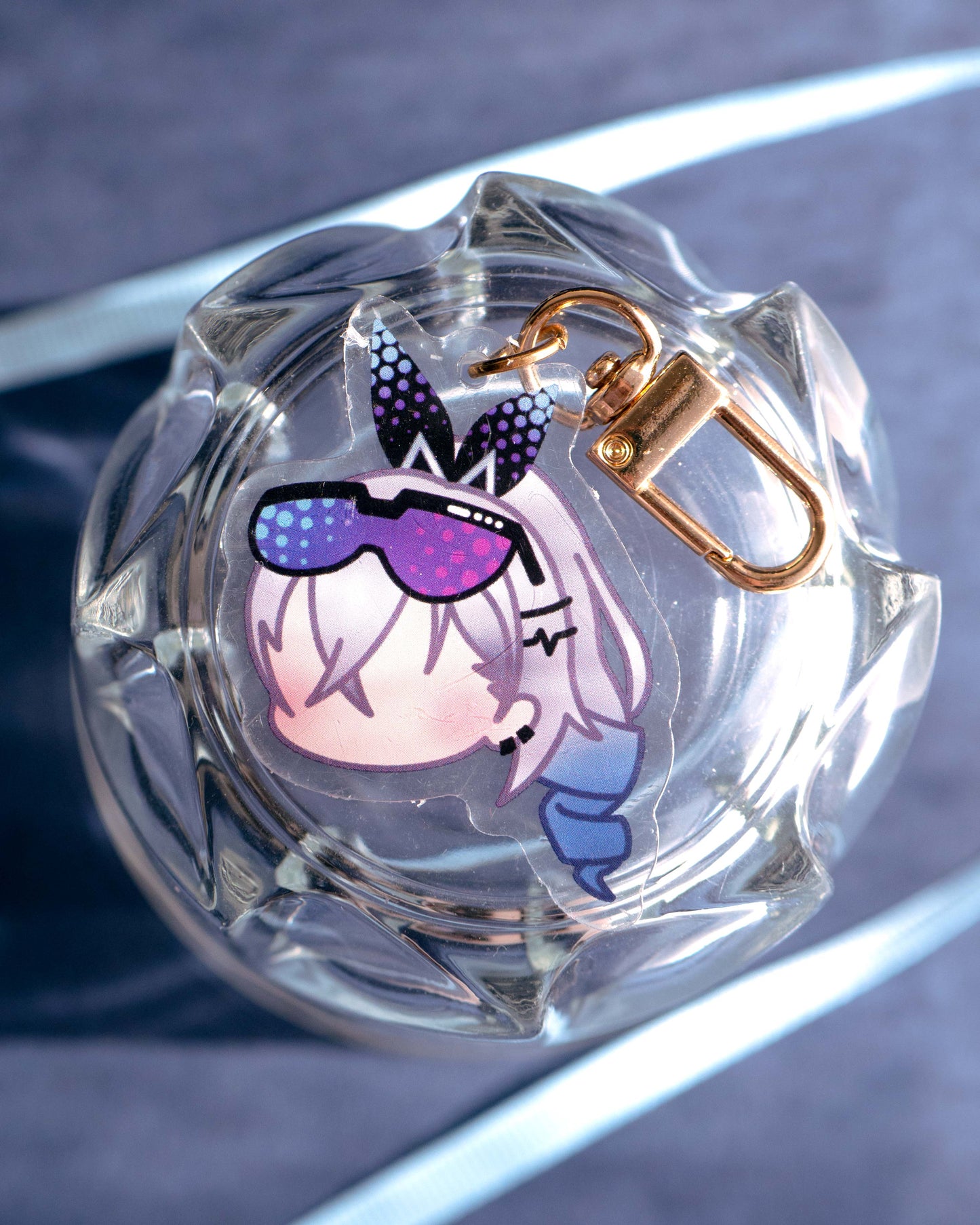 Silver Wolf Acrylic keychain