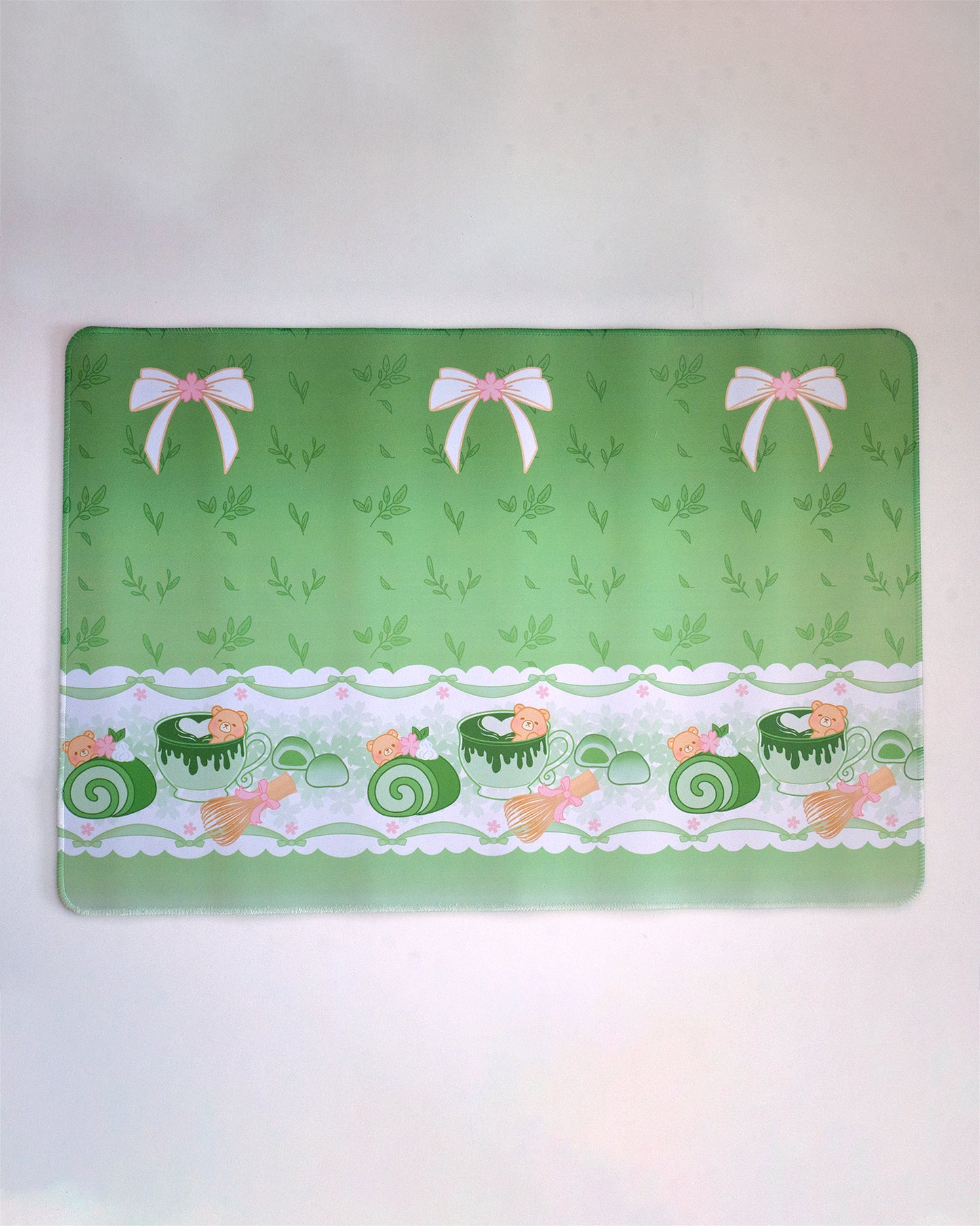 Grand Tapis de Souris : Matcha Tea Time