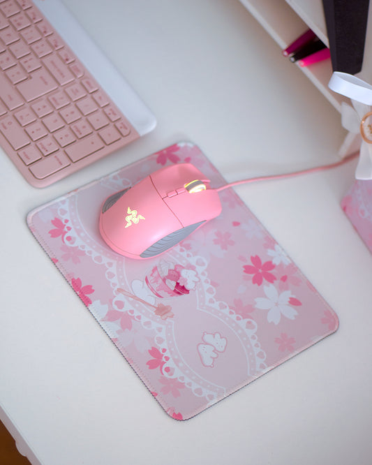 Petit Tapis de Souris : Sakura Parfait Mochi Lapin