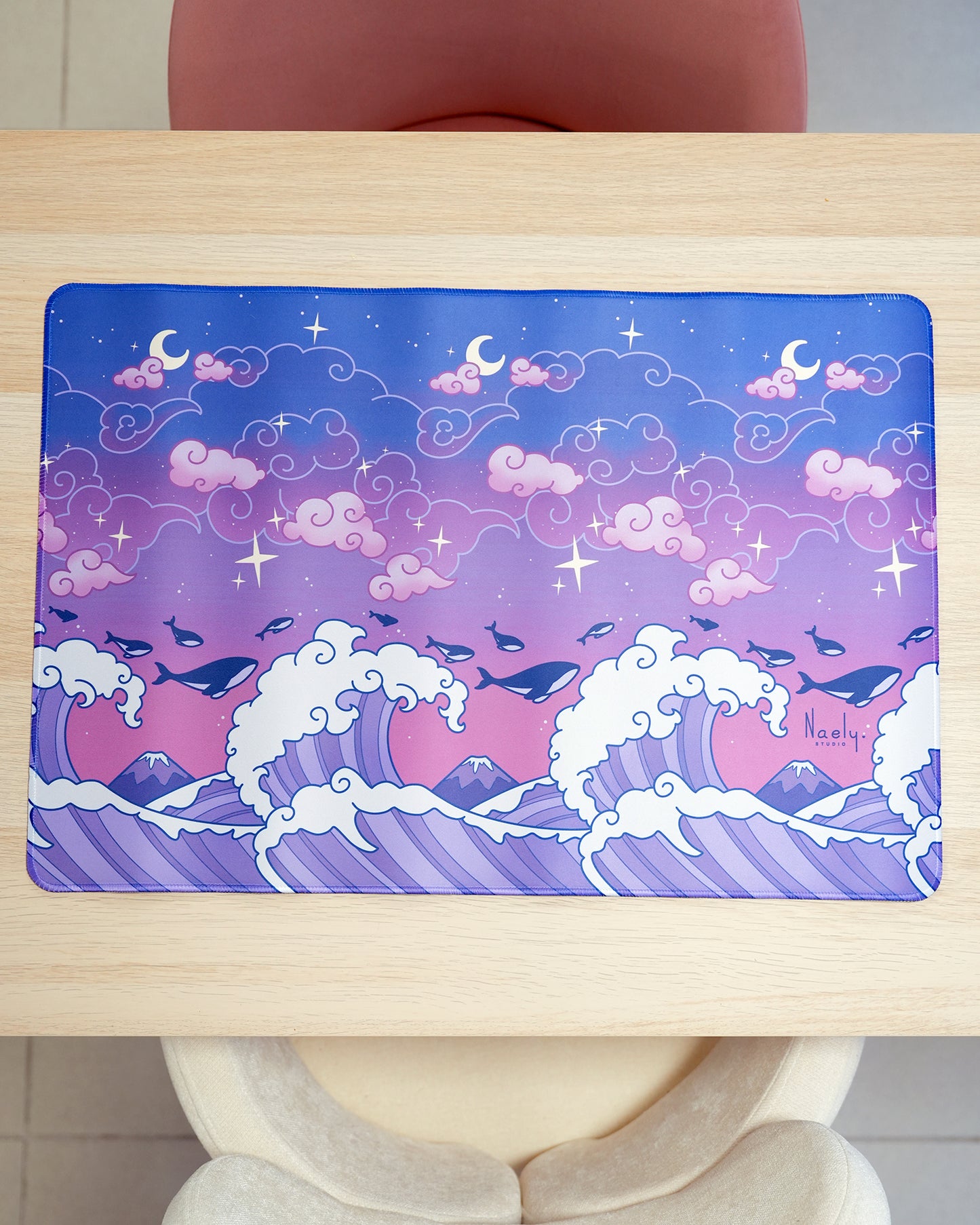 Big Mousepad : Dream of a Night Wave