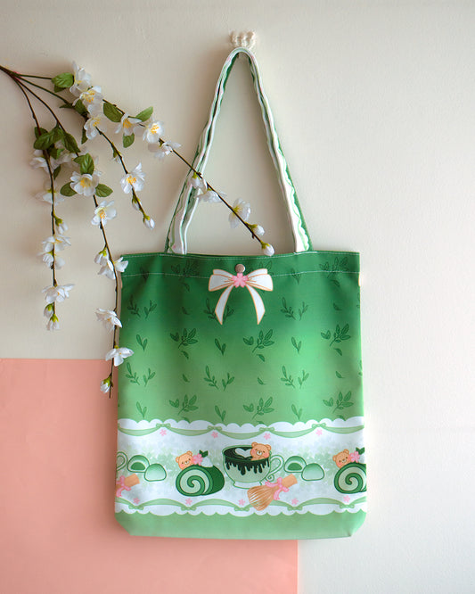 Totebag Matcha Tea Time