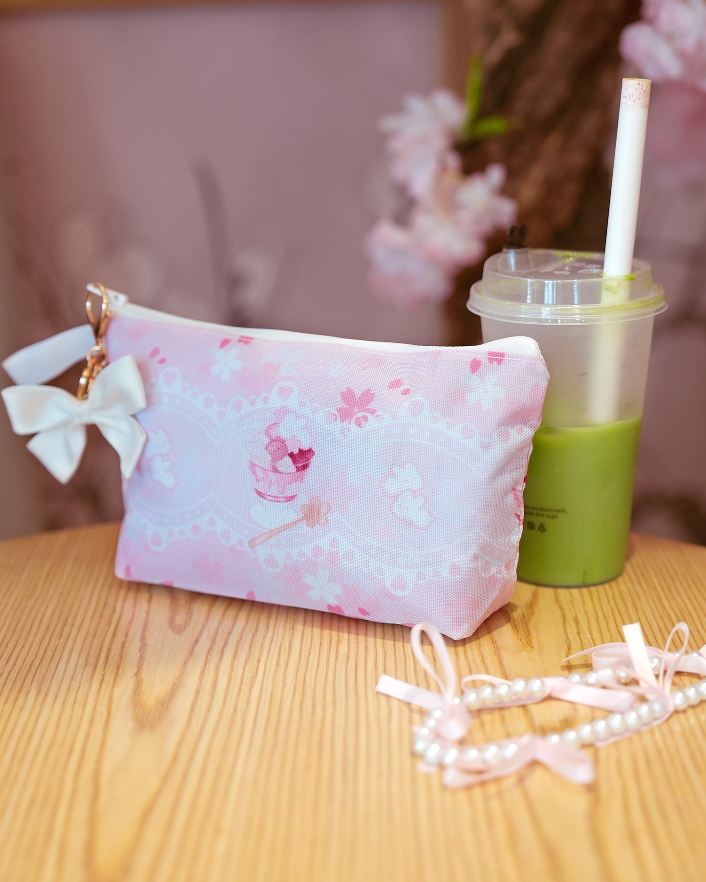 Pouch: Sakura Parfait Mochi Bunny