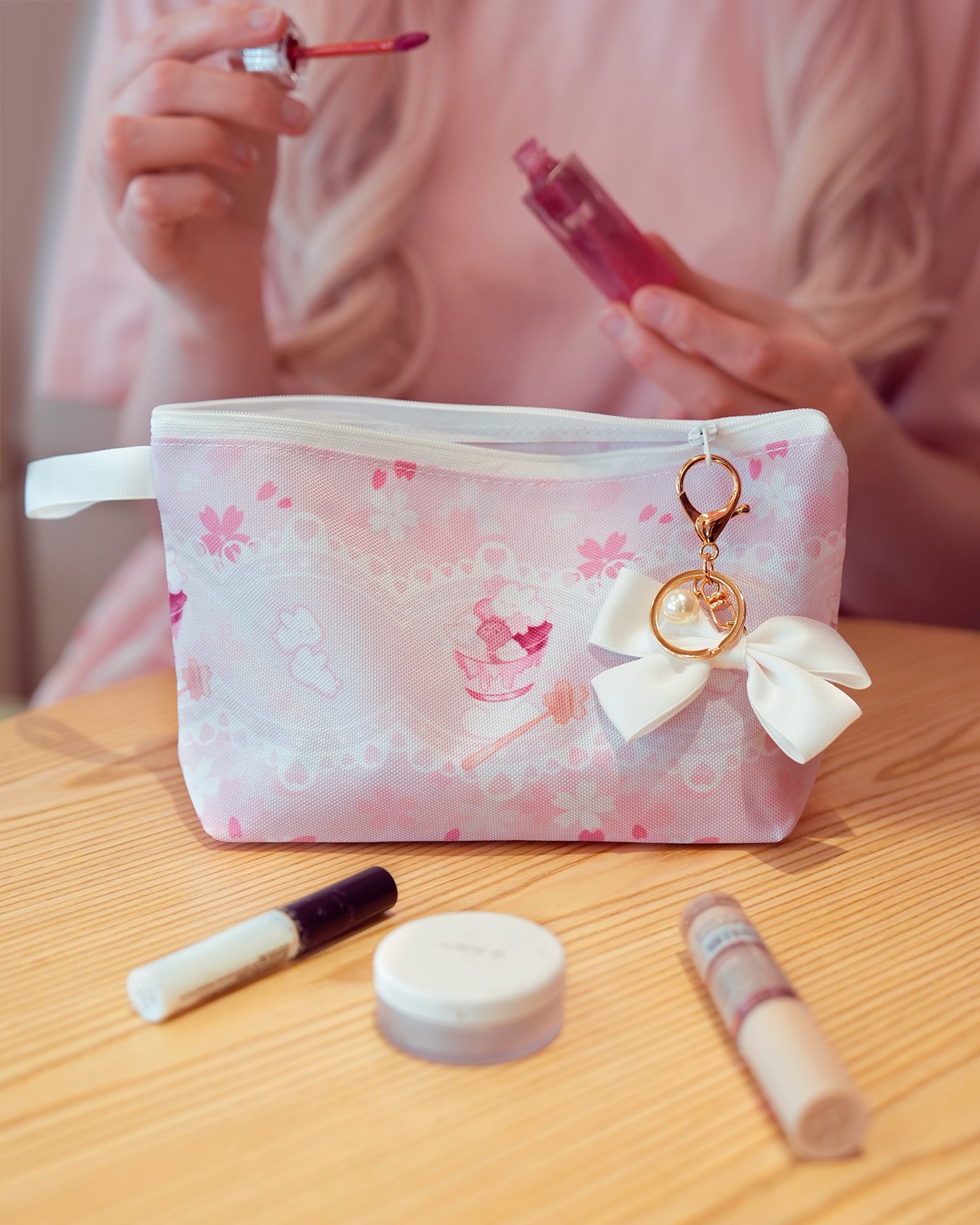 Pouch: Sakura Parfait Mochi Bunny