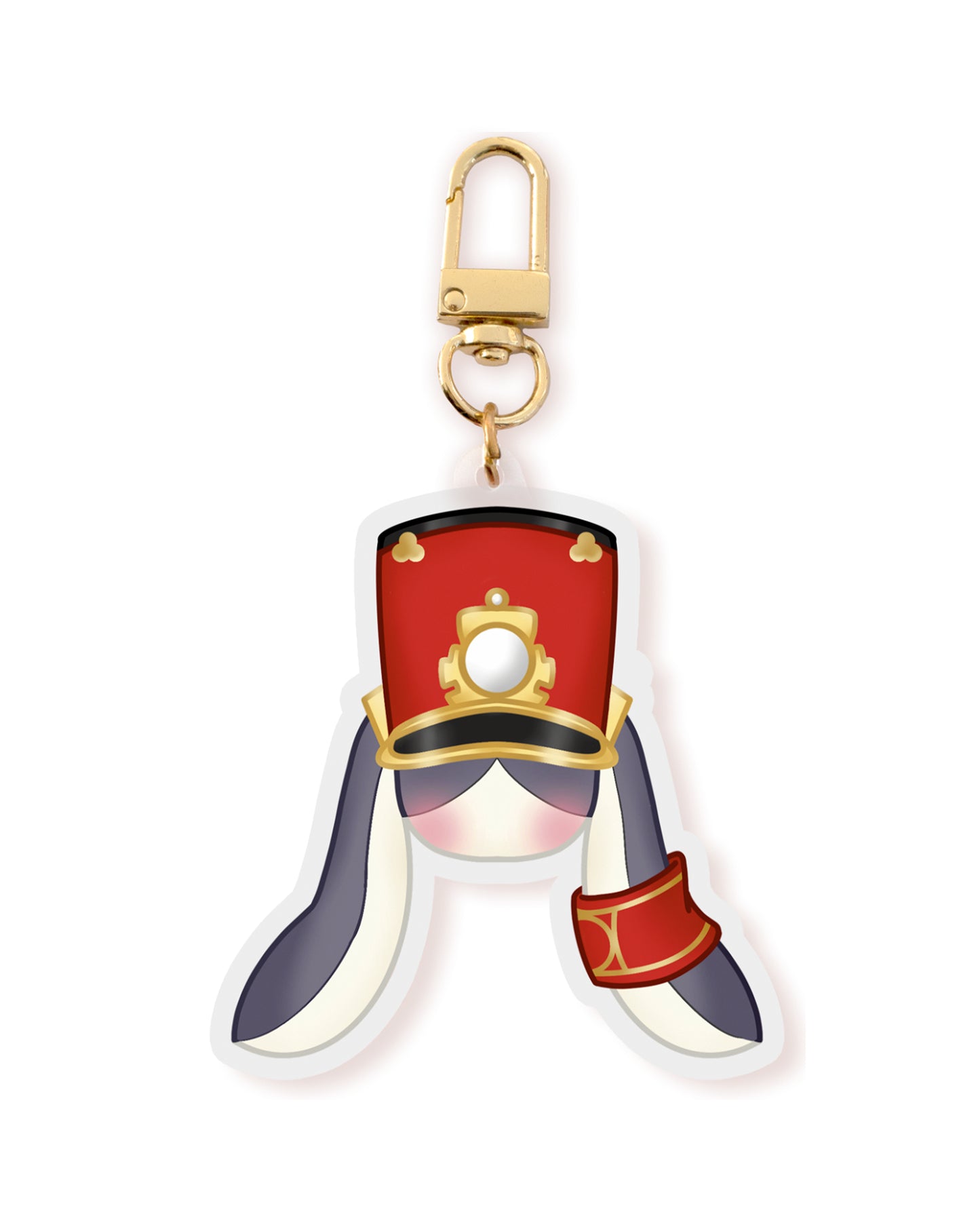 Pompom Acrylic keychain