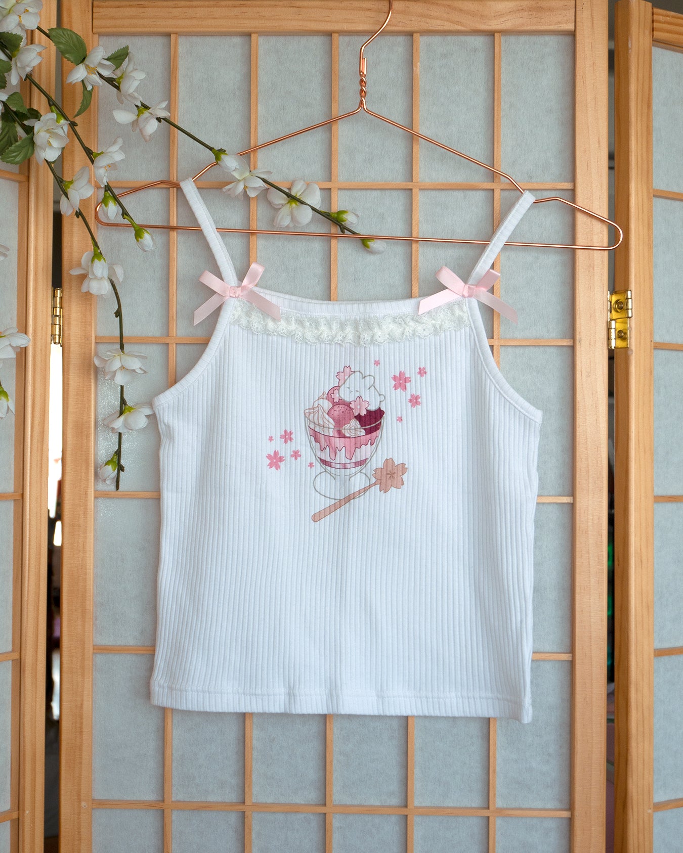 Débardeur : Sakura parfait Mochi Lapin
