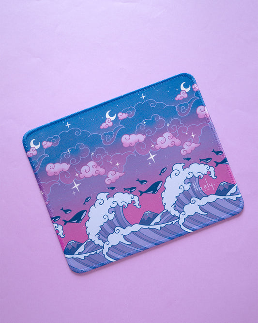 Small Mousepad : Dream of a Night Wave